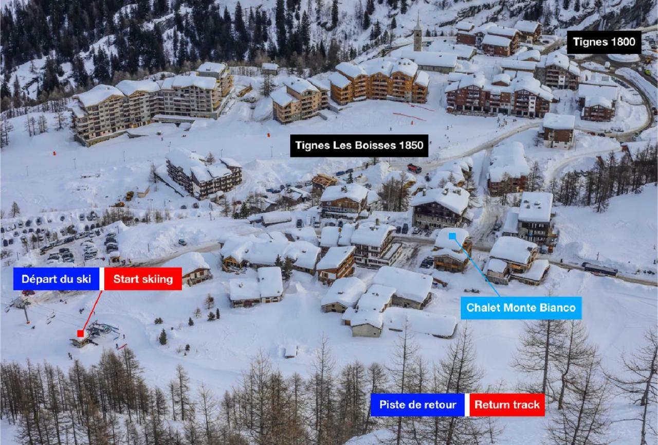 Chalet Monte Bianco Tignes Exterior foto